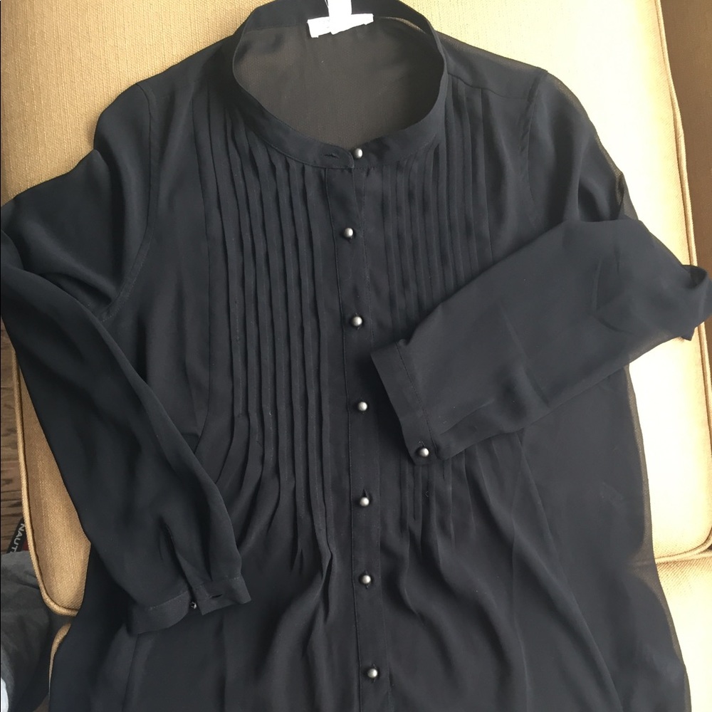 Black tunic top
